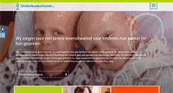 Desktop Screenshot of kinderkankerfonds.be