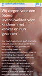 Mobile Screenshot of kinderkankerfonds.be